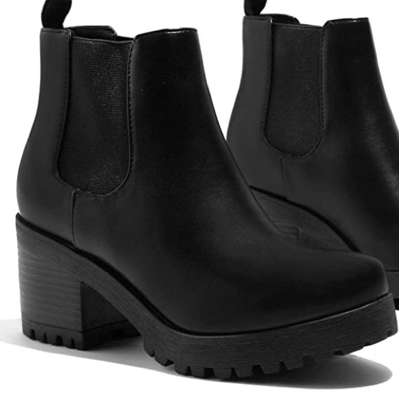 Women Faux Leather Chelsea Ankle boots - Picture 7 of 8